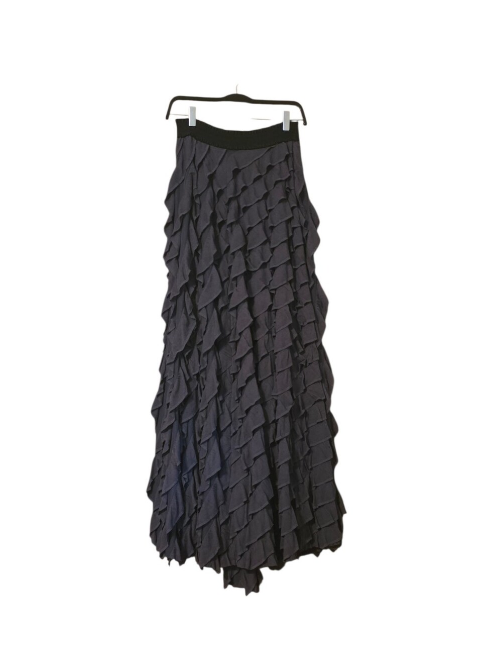 RARE Y2K Free People Lydia Maxi Skirt Small Grey - Picture 4 of 4